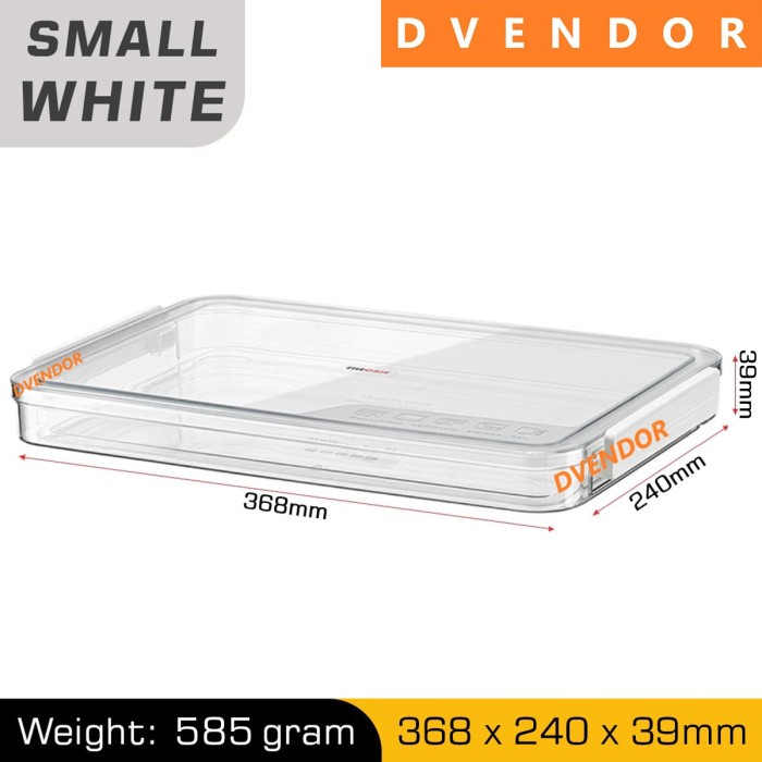 

TEMPAT PENYIMPANAN DOKUMEN TAS FILE MAP PLASTIK POLOS ANTI AIR DEBU A4 - Small White