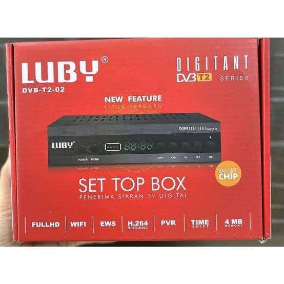 Cod Bergaransi Set Top Box Receiver DVB T2 Full HD Luby T2-01// Luby T2 -02 Terbaik