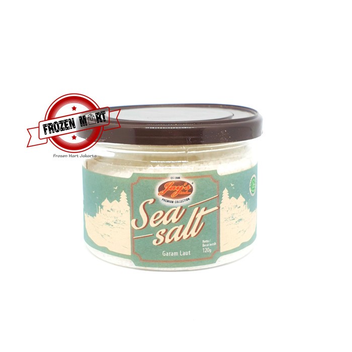 

New Produk Termurah Jay's SeaSalt / Sea Salt / Jays Garam Laut Premium HALAL 120 Gr