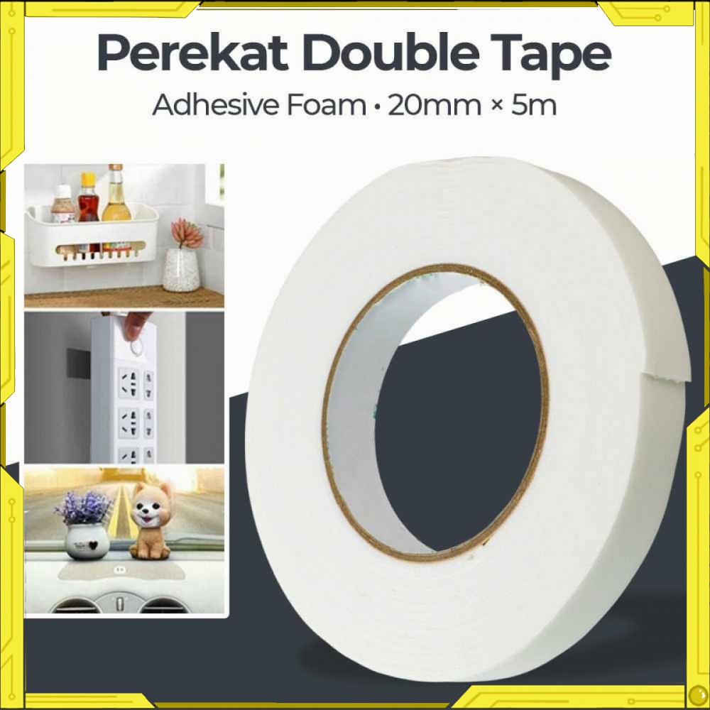 

Perekat Double Tape Acrylic Adhesive No Trace Sticker TL818