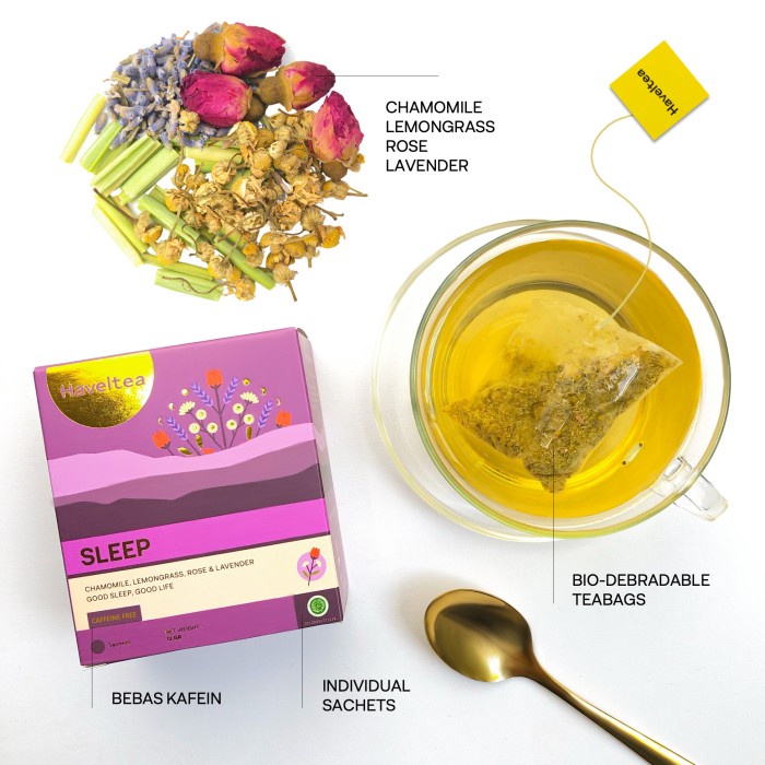 

✨PROMO✨ -Haveltea SLEEP 4 Tea Bags | Teh Bunga Chamomile Tea | Pengantar Tidur