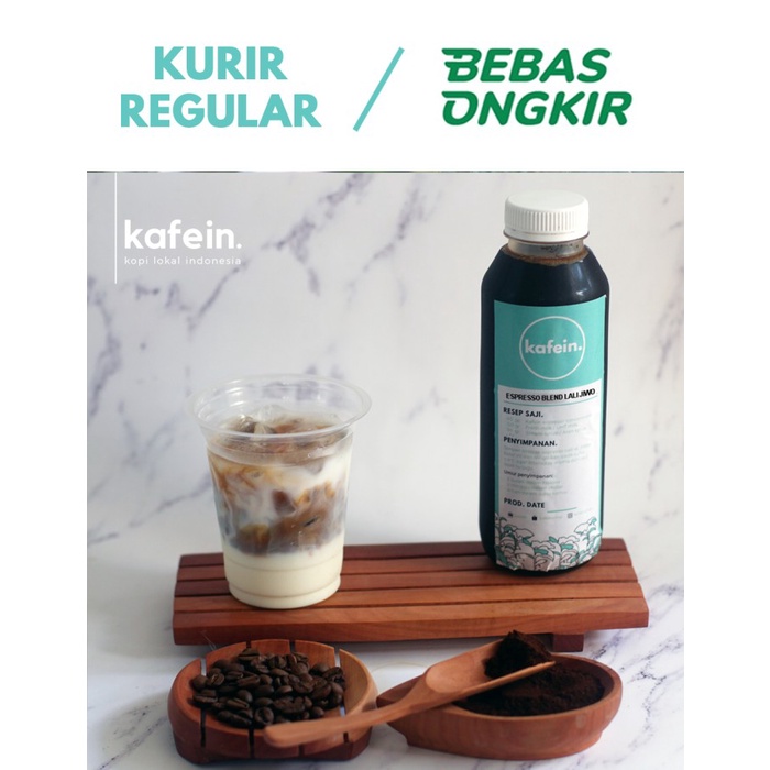 

✨PROMO✨ -Espresso Cair Kafein / Konsentrat Kopi 500 ml - Blend Lali Jiwo