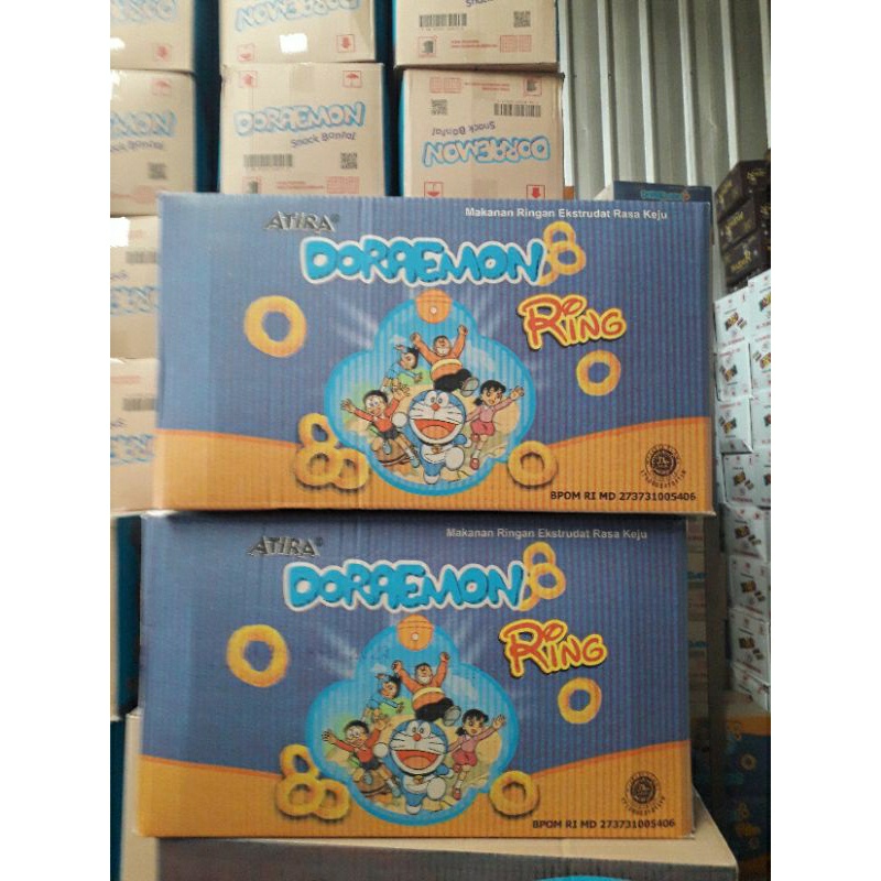 CIKI DORAEMON RING 1 DUS ISI 40 BUNGKUS BERHADIAH UANG DAN MAINAN