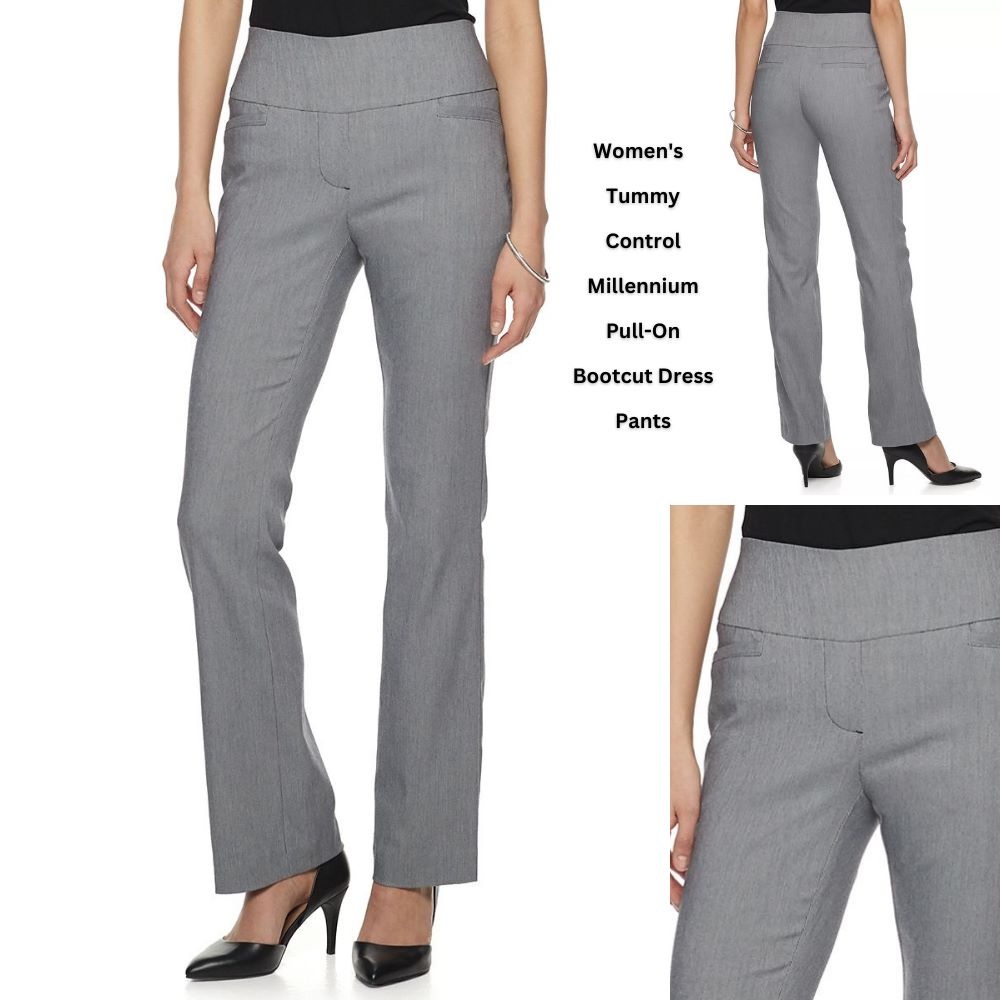 Celana Panjang Wanita Bootcut Strecht Highwaist (APT08 PULLON BOOTCUT PANTS)