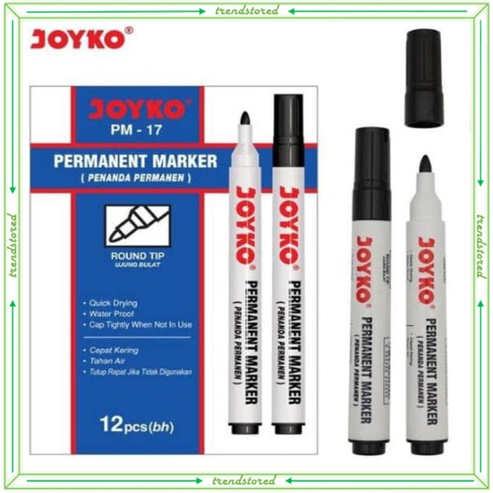 

SPIDOL PERMANET JOYKO PM-17 PM17 HITAM PERMANENT - Hitam