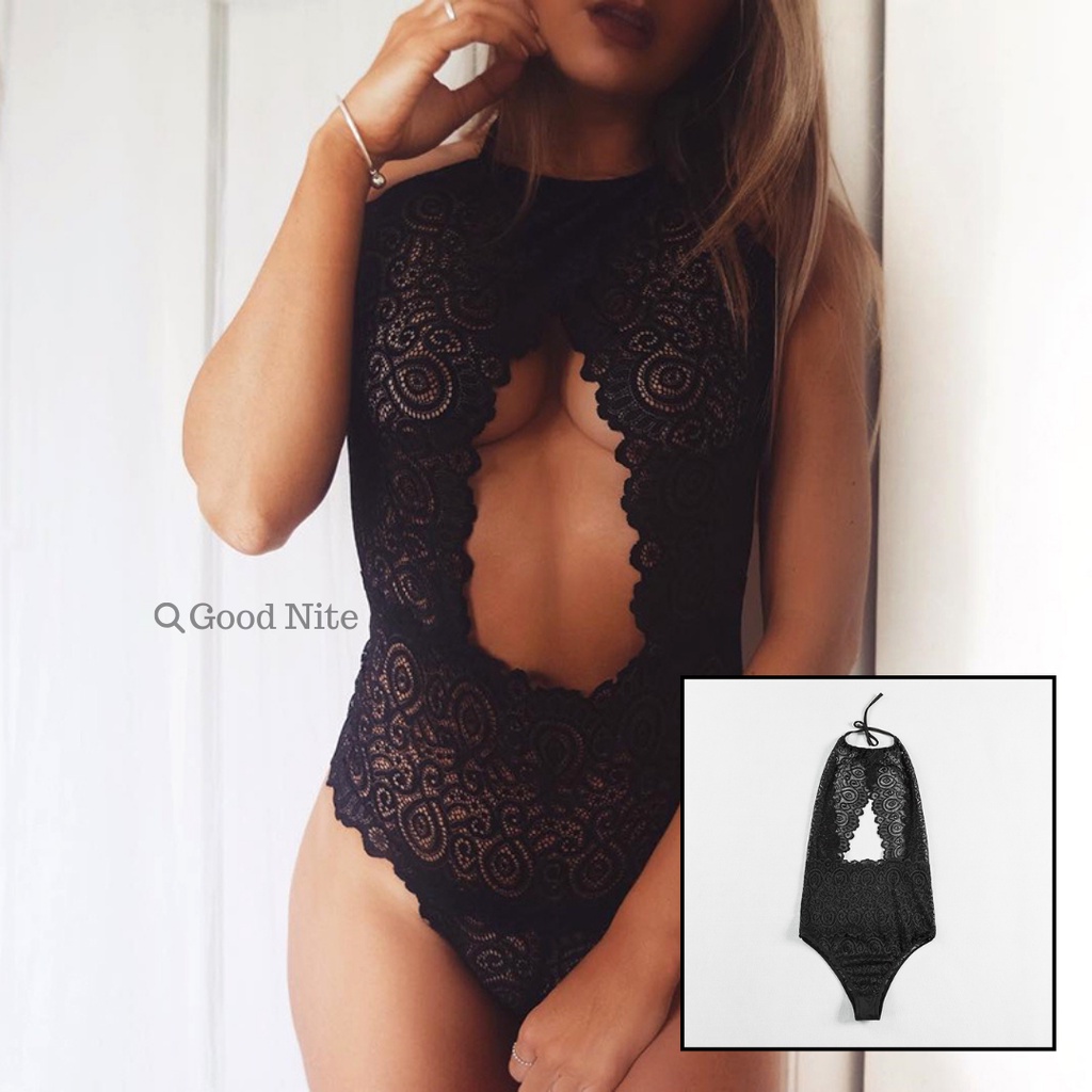 GN2103 lingerie sexy hot binal jumsuit lingerie transparan