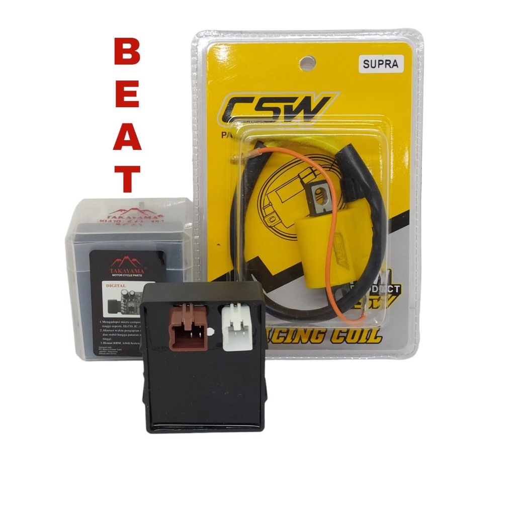 CDI RACING DIGITAL DAN KOIL RACING BEAT KARBU SPACY KARBU SCOOPY KARBU