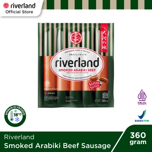 

Riverland Smoked Arabiki Beef Sausage 360 Gr