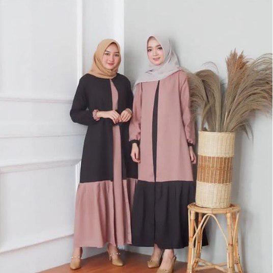 SENJA DRESS / DRESS REMAJA KEKINIAN BAJU PESTA GAMIS SYAR'I MODERN KEKINIAN