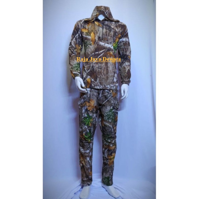 Stelan Camo Hunting Berburu / Baju Camo Berburu Satuset