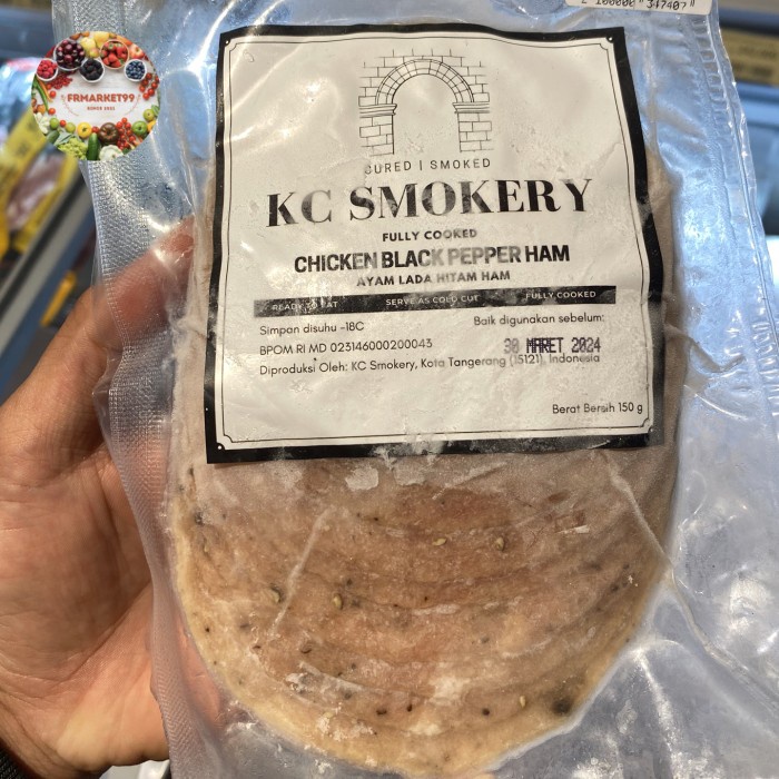 

Kc Smokery Chicken Black Pepper Ham | Ayam Lada Hitam Ham | Pack