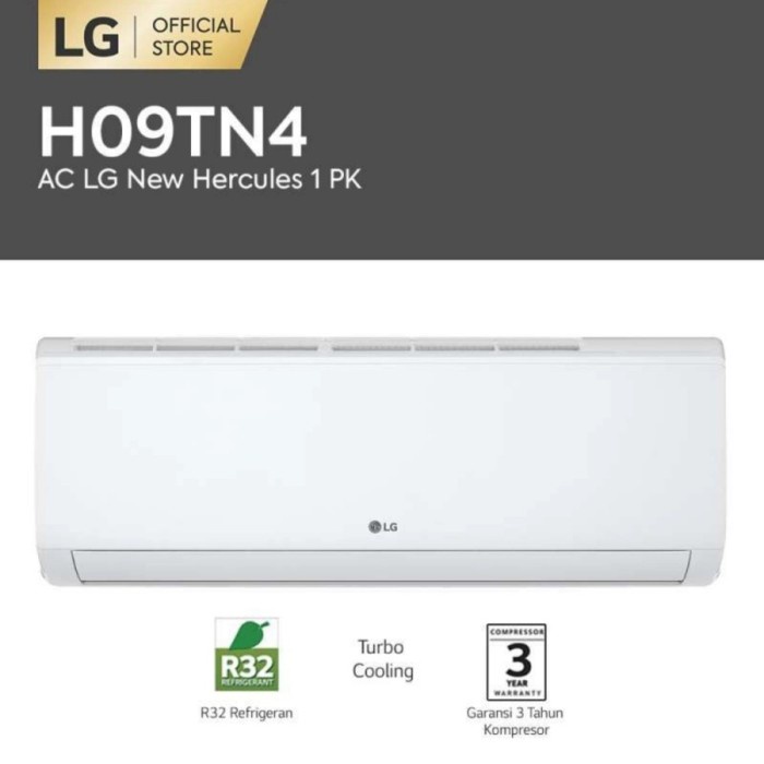 LG AC 1 Pk Low Watt Standar Hercules Mini New H09TN