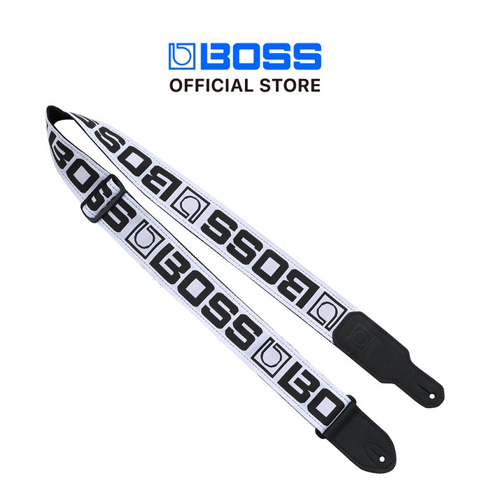 

BOSS Straps for Guitar/Bass/Instruments BSM-20 - White & Black