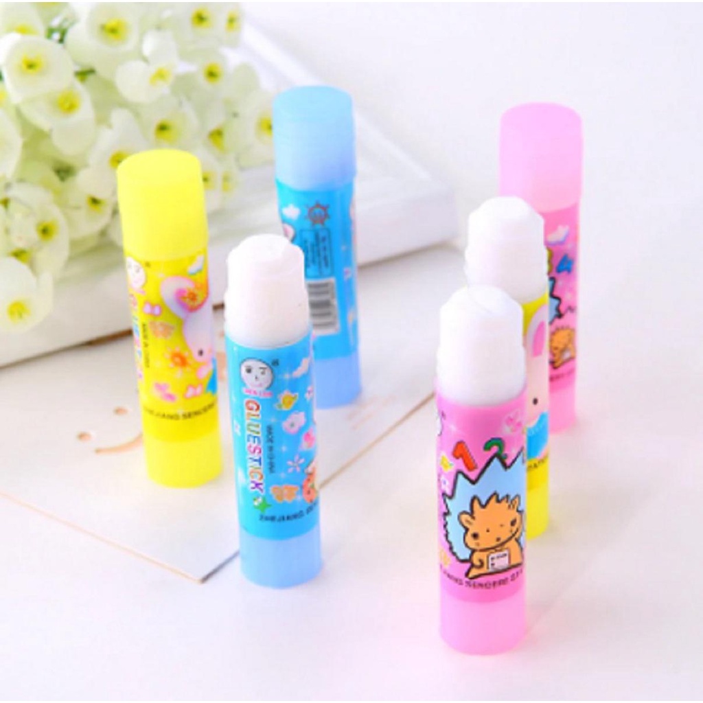 

CLAI Lem batang mini Perekat kertas Sekolah kantor glue stick 10g