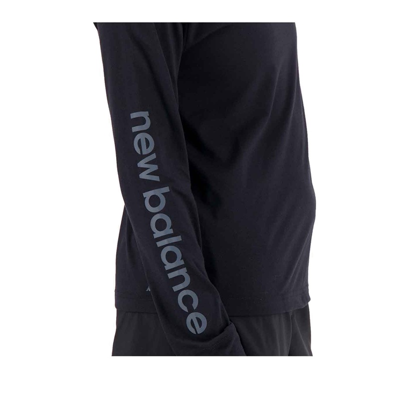 New Balance Relentless Heathertech Women's Long Sleeve - Black