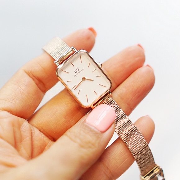 6A. (Original 100% - Garansi 2 Thn) Jam Tangan Daniel Wellington Original Wanita Quadro Pressed Free