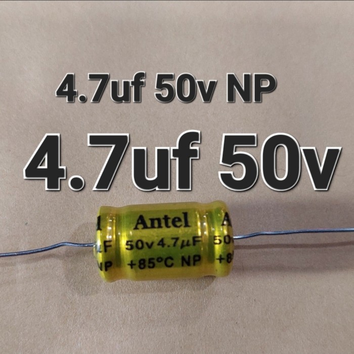 4.7uf 50v non polar elko elco 4.7uf-50v nonpolar non polar - 4.7uf 50v NP GAP27