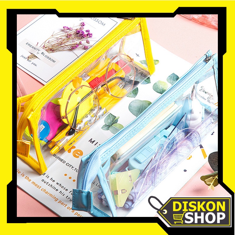 

Diskon Shop - S5993 Kotak Pensil Bening / Kotak Pensil Kapasitas Besar Multifungsi / Pencil Case Bening / Pencil Case Kapasitas Besar