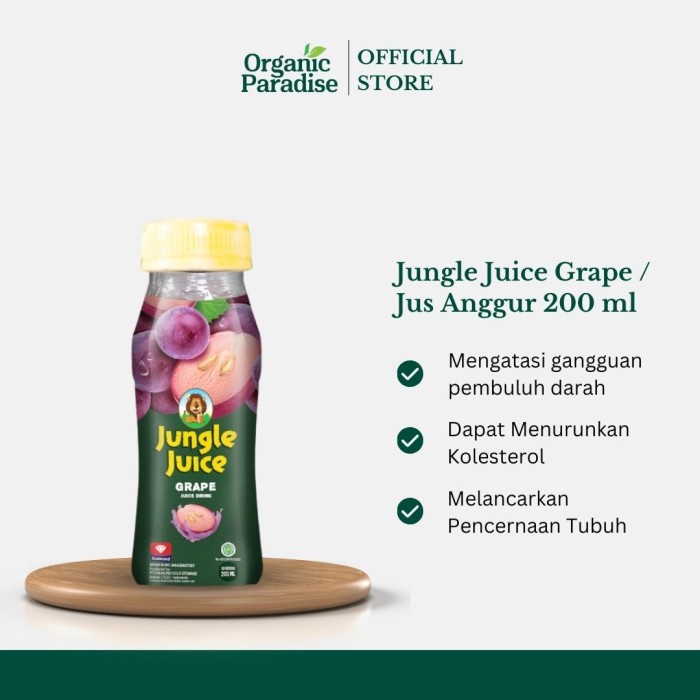 

Juice Grape 200 ml / Jus Anggur 200 ml Jungle Juice