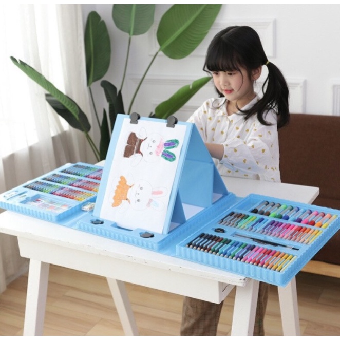 

2A.Crayon Set 208pcs / Crayon Stationary Alat Warna Mewarnai 208pcs Pensil Krayon Warna Alat Menggambar atau Mewarnai