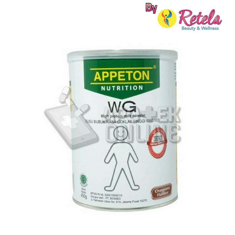 

APPETON WEIGHT GAIN ADULT 450GR DEWASA