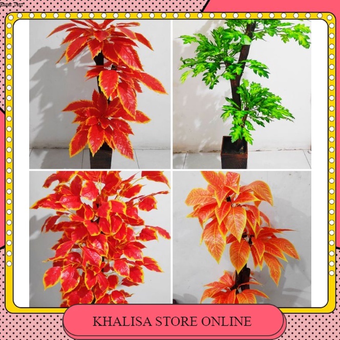 PROMO POHON HIAS BONSAY ARTIFICIAL PLASTIK SUDUT RUANG TAMU POJOK