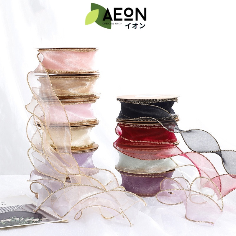 

AEON - PTA3 CFN Pita Chiffon Polos Roll Lebar 4cm/Pita Kado 4cm/Pita Dekorasi Buket