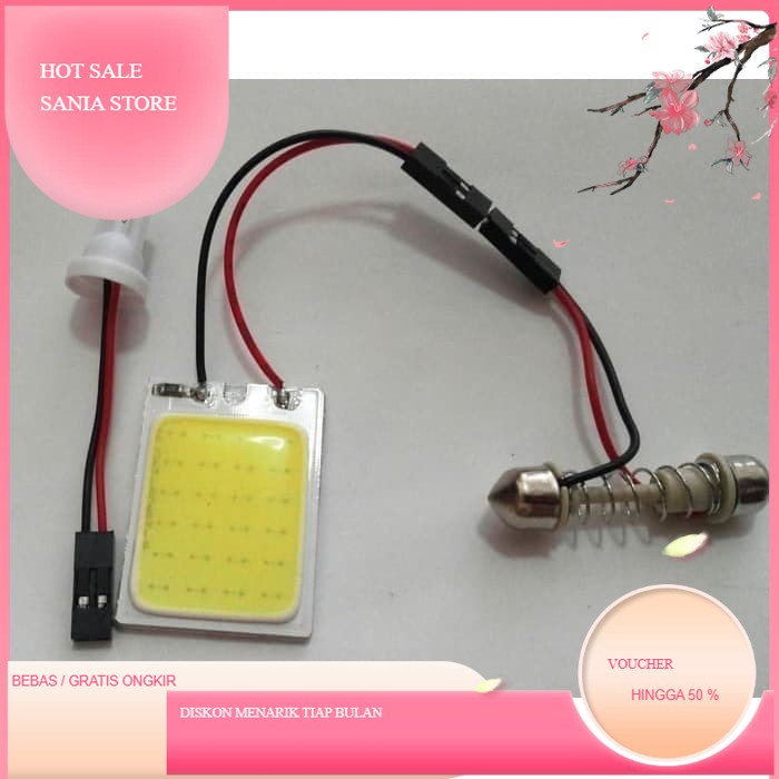 Lampu LED Kabin Lampu Plafon COB Plasma 24 titik Lampu Mobil 24 Mata
