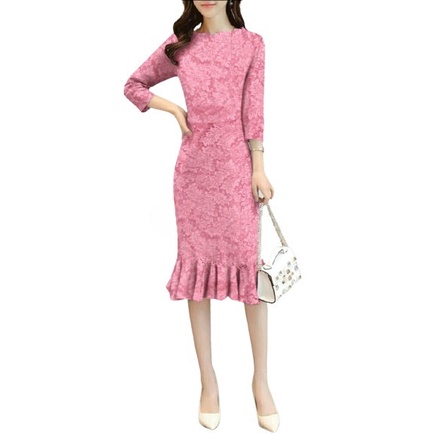 Baju Dress Brukat Anak Perempuan Remaja Pakaian Pesta Natal Chintya