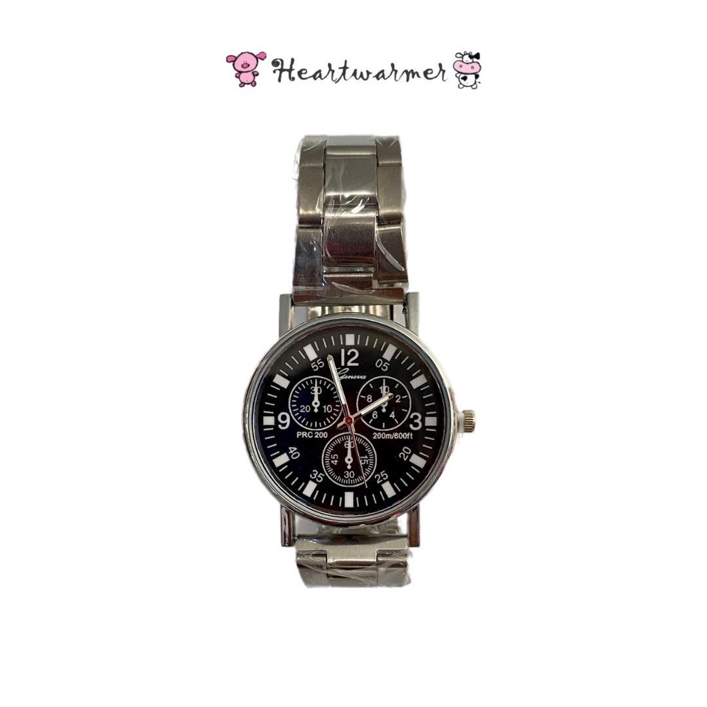 Jam Tangan Rantai Silver Geneva Pria Cool