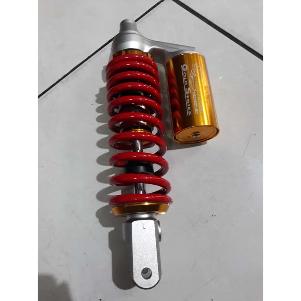 SHOCK BELAKANG SHOCKBREAKER SHOCK BREAKER SHOCK TABUNG SHOCK MIO XEON NEXX 310MM  XLINE GOLD SERIES