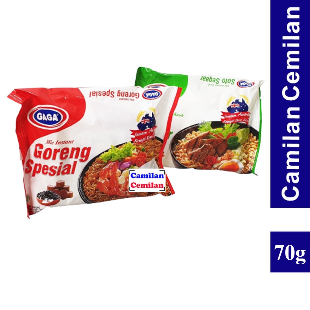 

Gaga Mie Goreng Spesial, Soto Segaar 70 gr