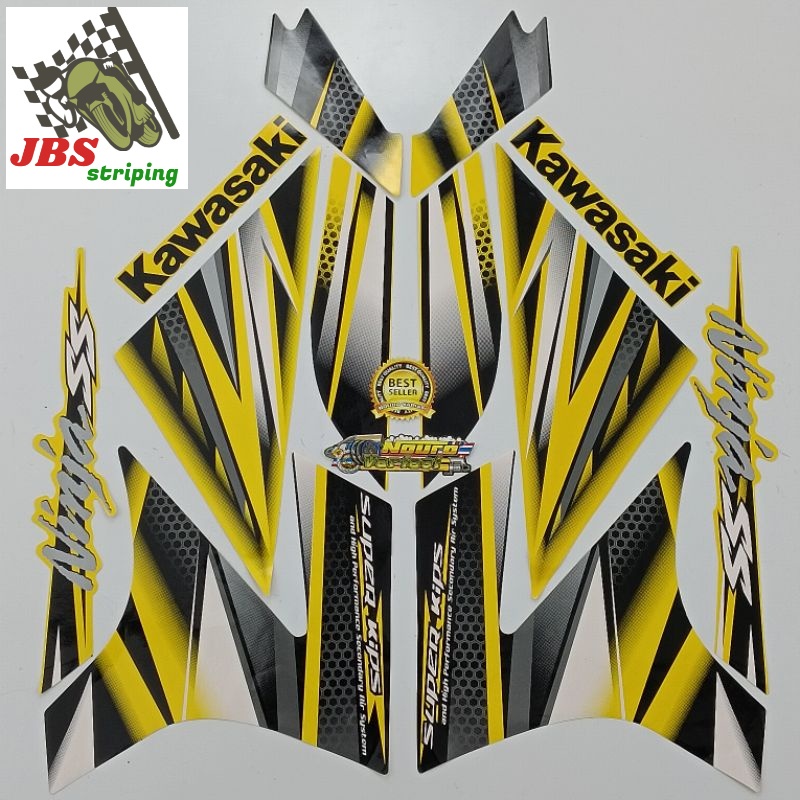 Striping ninja ss stiker kawasaki ninja ss 2013