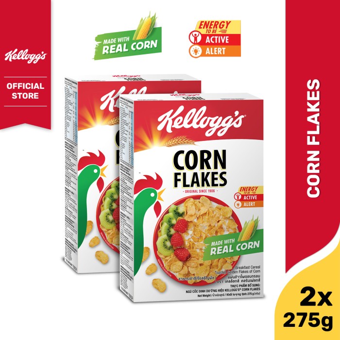 

DH7 [SPECIAL BUNDLE] Kelloggs Corn Flakes Sereal 2 x 275g