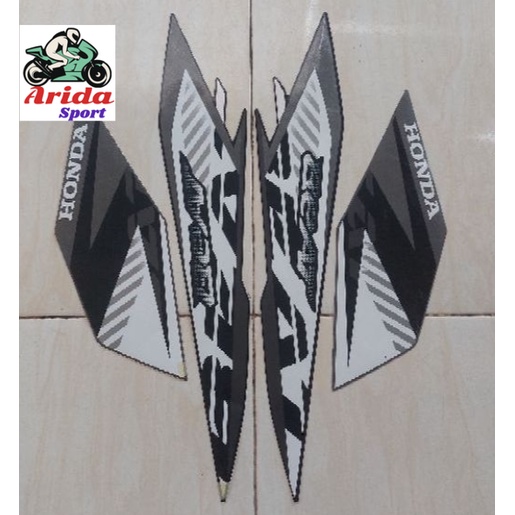 striping beat led honda beat led esp fi cbs 2023 full hitam silver abu stiker beat bead bit led
