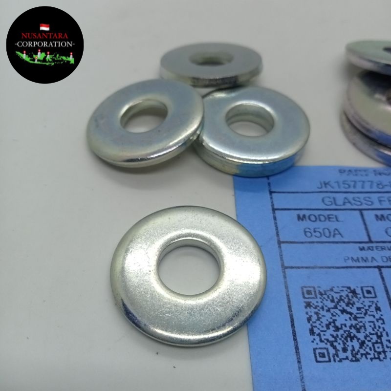 RING LOBANG M10 BAUT 14 SUPER TEBAL RING BAUT STANG SEGITIGA