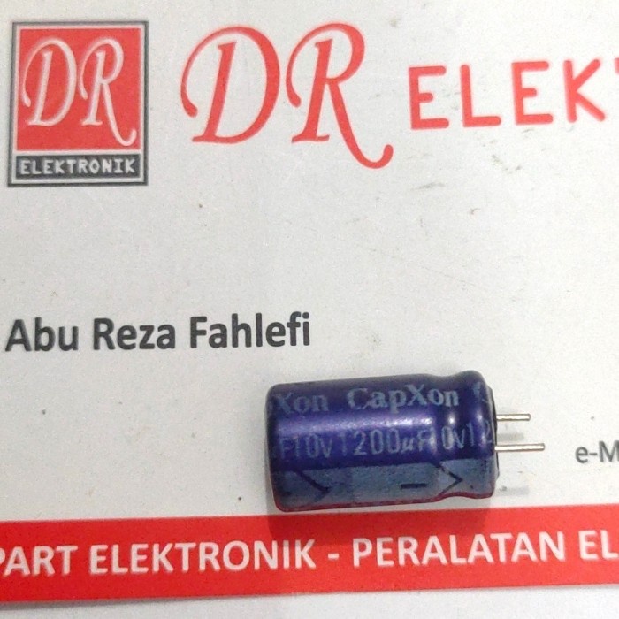Elco 1200uf 10v Elko Capasitor 1200mikro 10 volt Kapasitor 10volt LA27