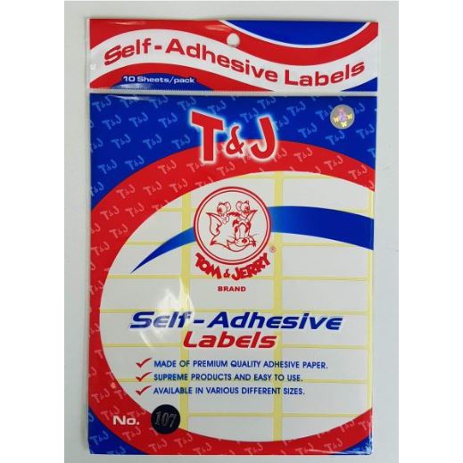 LABEL TOM AND JERRY / STIKER LABEL UNDANGAN TOM JERRY