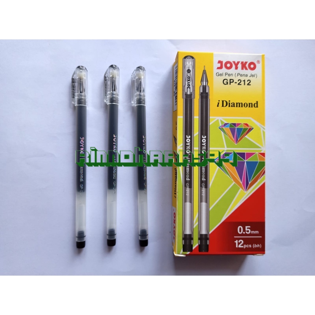 

PULPEN JOYKO GEL PEN DIAMOND GP-212 BOLPOINT GEL PEN 0.5MM