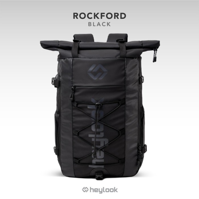 TAS OUTDOOR PRIA WATERPROOF BACKPACK ROCKFORD HEYLOOK - TAS ANTI AIR - Black