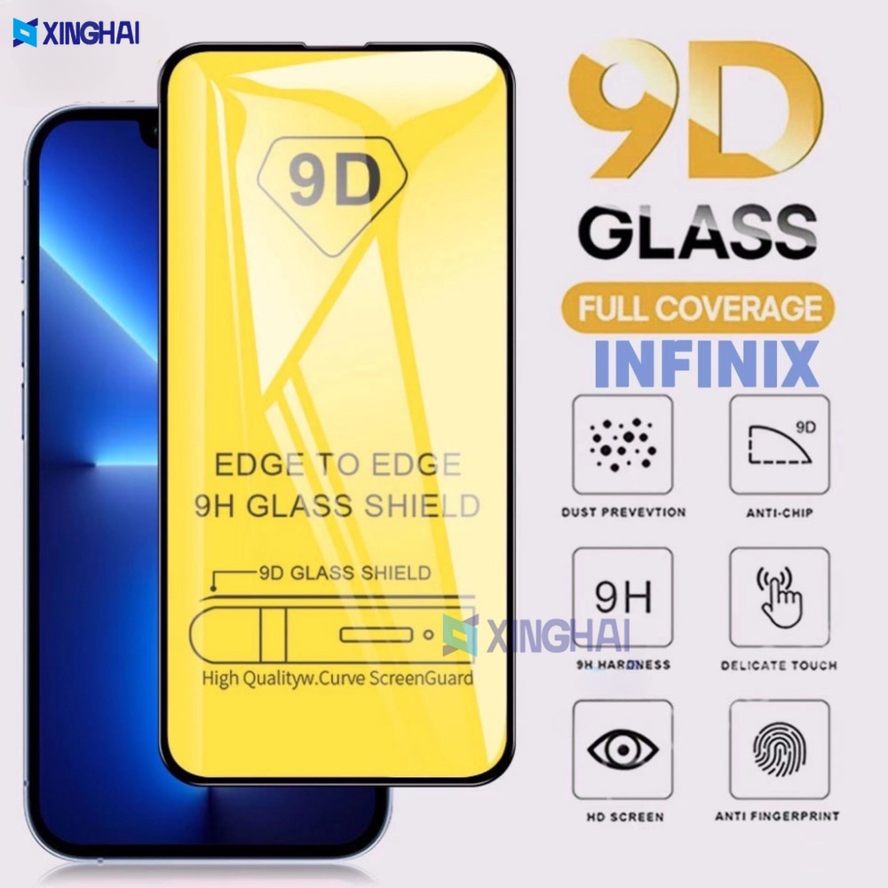 9H Full Cover Tempered Glass for Infinix Hot 10 11 8 9 Play SPARK GO 2023 Hot 30i 20i 30 11s 20 20s 12i 10s 11s 12 Pro 10 Lite Smart 4 5 6 3 Plus Note 12 30 8 10 11 Zero Screen Protector Xinhai
