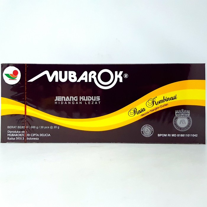 

MUBAROK JENANG KUDUS KOMBINASI 600gr | 30pcs @ 20gr MOCCA NANGKA DUREN