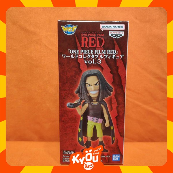 MURAH-  WCF Shanks, Robin, Ussop, Benn Beckman, Yasopp - One Piece RED Vol. 3 - SET WT100 V9- 1.2.23