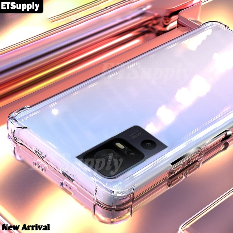 Phone Case Sharp Aquos R7S V7 Plus Aquos R9 Pro Back Cover Airbag Transparent Softcase Anti-drop Cov