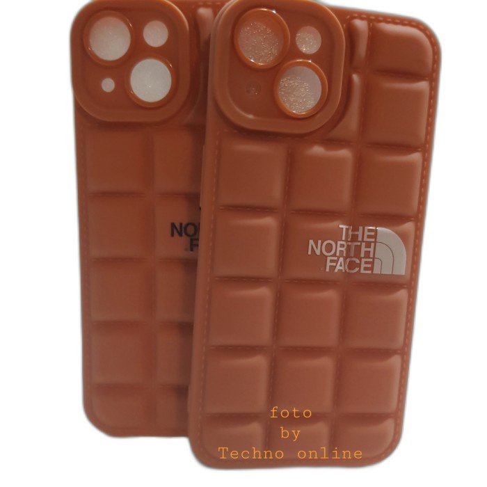 Case Iphone 15 the north face soft casing chocolate bar [Iphone15]