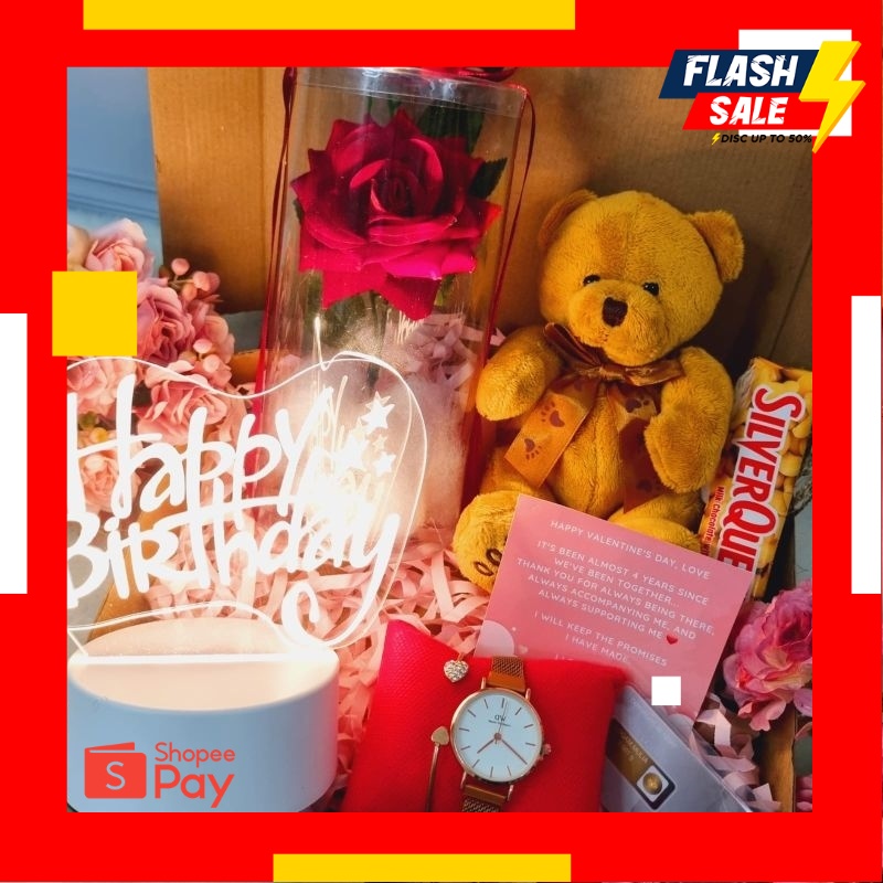 

12.12 SALE |PREMIUM Hadiah Ulang Tahun Hampers Cewek / Kado Pacar Birthday Gift