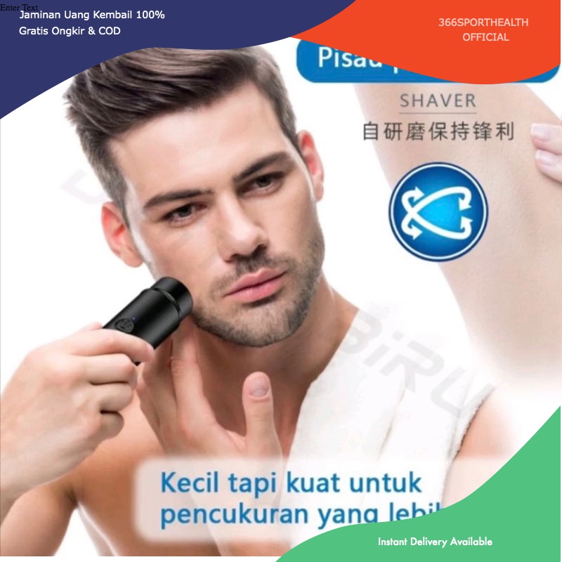 [366SH] Alat Cukur Elektrik MINI Portable USB Pisau Cukur Kumis Jenggot Recharge