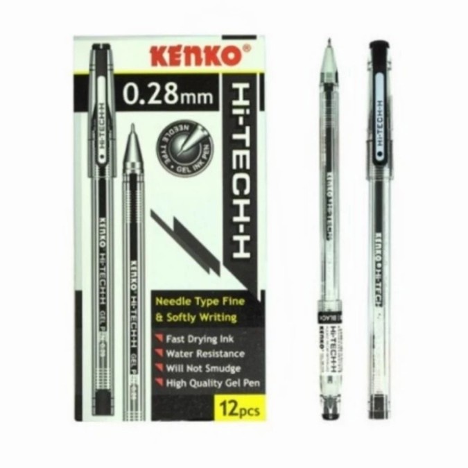 

Pen Kenko Hi Tech 0,28mm Hitam lusin