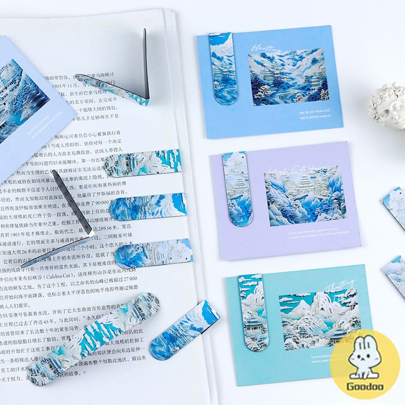 

Gaya Nasional Kreatif Pembatas Pembatas Buku Magnetik Buku Lukisan Minyak Tempat Halaman Kertas Dua Sis Penanda Bukui-GOO