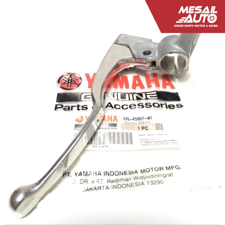 Dudukan handle kiri + handle rem kiri mio smile, mio sporty, mio soul